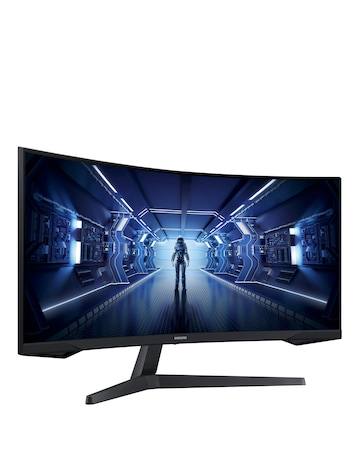 Samsung 34in Odyssey G5 UWQHD 165Hz 1ms VA LCD Curved Gaming Monitor - Black