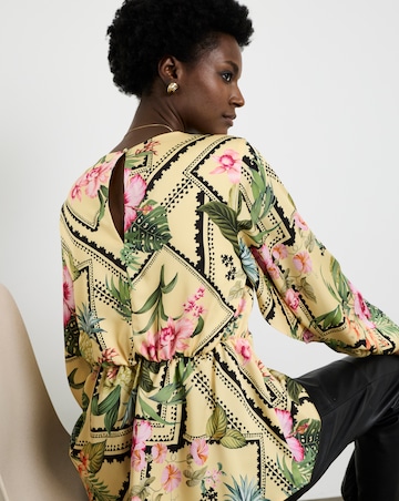 Joanna Hope Printed Blouse