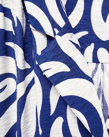 Mango Bow Shirt Midi Dress