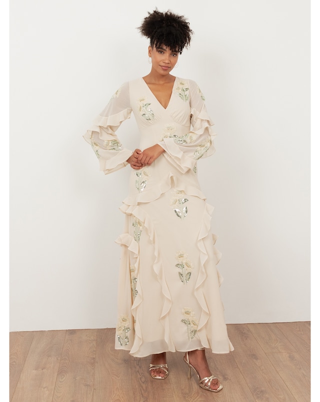 Maya Deluxe Embellished Dress