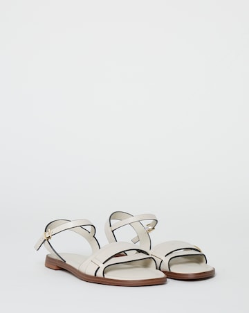 Lucia Woven Two Part Sandals - Wide Fit (E)