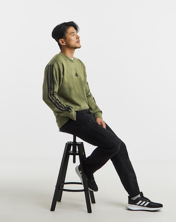 adidas 3 Stripes Fleece Sweatshirt