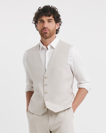 Linen Blend Waistcoat