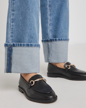 Ankara Classic Loafer With Metal Trim - Extra Wide Fit (EEE)