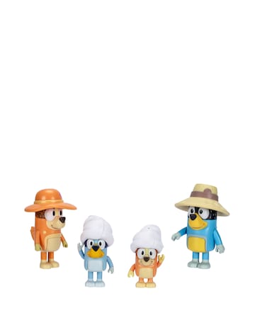 Bluey S11 Holiday Figures 4Pk - Family Trip
