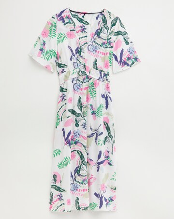 Julipa Viscose V-Neck Midi Dress