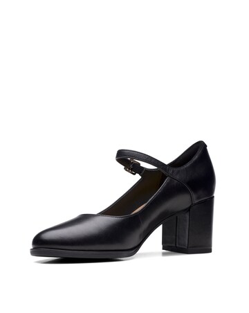 Clarks Freva55 Strap Court Shoe Wide Fit
