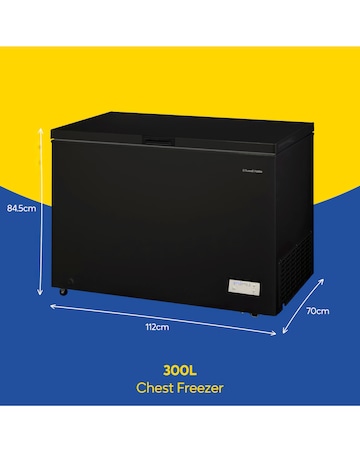 Russell Hobbs RH300CF201B 300L Chest Freezer - Black