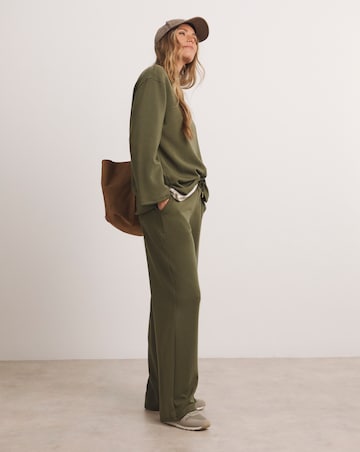 Khaki Anthology Wide Leg Jogger