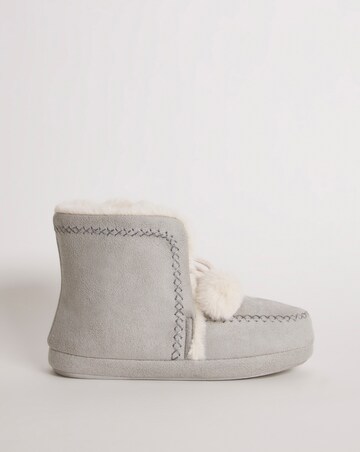 Ola Scandi Slipper Boots Wide E Fit