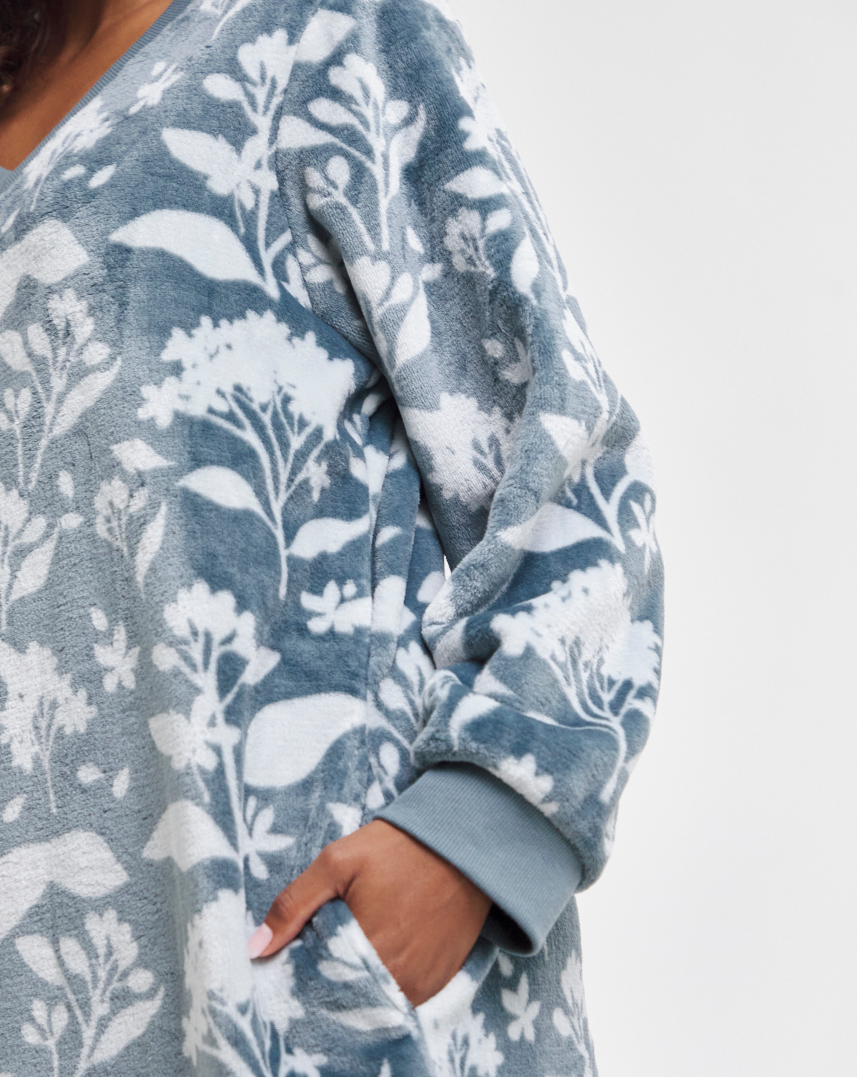 Julipa Fleece Midi Nightie | JD Williams