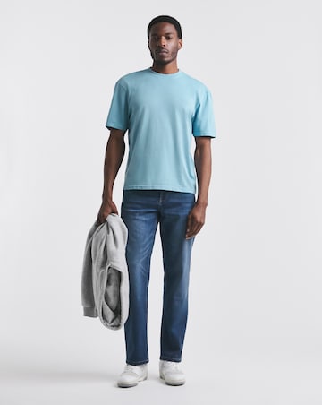 Union Garment Dyed T-Shirt- Washed Blue