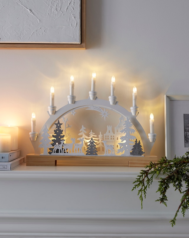 Lit Candlebridge Scene