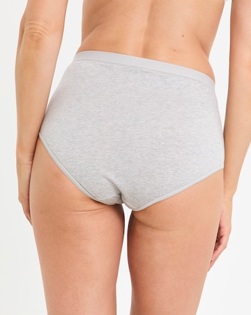 Pretty Secrets (7 Pack) Cotton Flower Detail Full Fit Knickers Floral