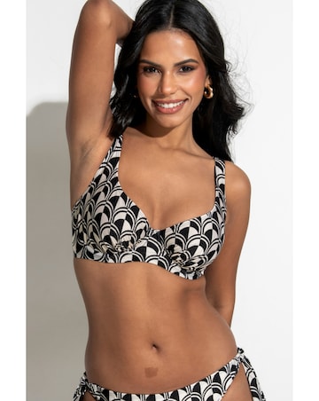 Pour Moi Casablanca Wired Non padded Bikini Top Mono