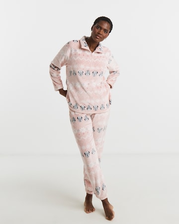 Mickey Mouse Christmas Fleece Pyjama Lounge Set