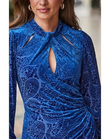 Sosandar Burnout Blouse