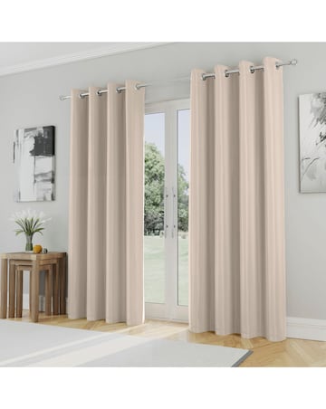 Supersoft Light Filtering Thermal Eyelet Curtains