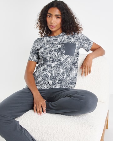 Value (2 Pack) Pyjama Sets Palm Print