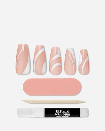 BLK Listed Instant Acrylic Nails Abstract Shapes