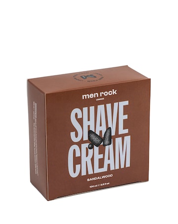 Men Rock Shave Cream - Sandalwood, 100g