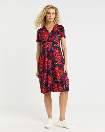 Joe Browns Romantic Florals Jersey Midi Dress