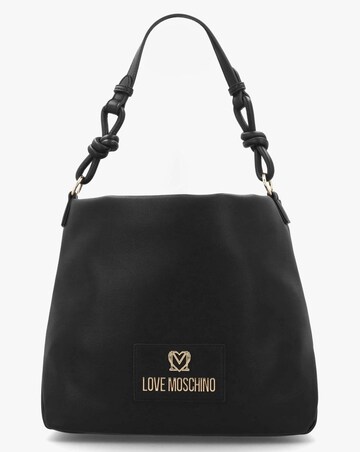 Love Moschino Cord Trick Black Shoulder Bag