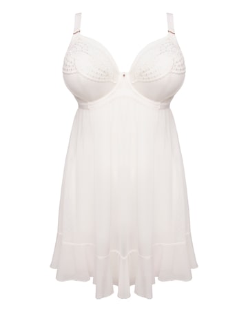 Elomi Priya Plunge Wired Babydoll Vanilla