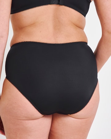 Pretty Secrets (2 Pack) Ella Lace Brief Knickers Black/White