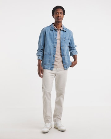 Jersey Polo Long Length-Pink