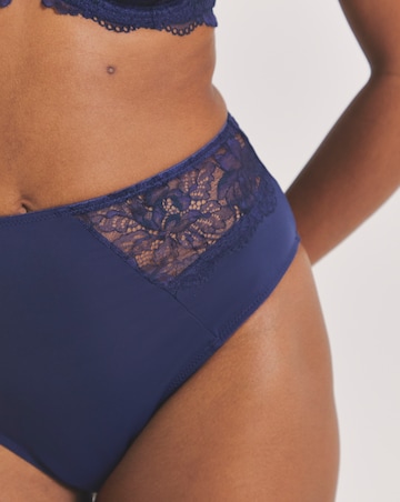 Pretty Secrets (2 Pack) New Ella Full Knickers Navy/White