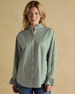 Joules Mae Frill Neck Shirt