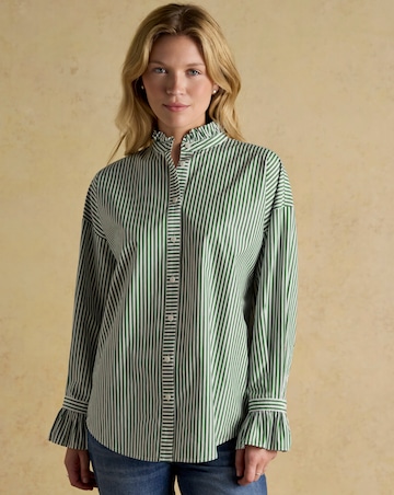 Joules Mae Frill Neck Shirt