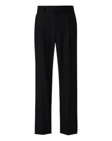 Regular Fit Pleat Front Stretch Formal Trouser