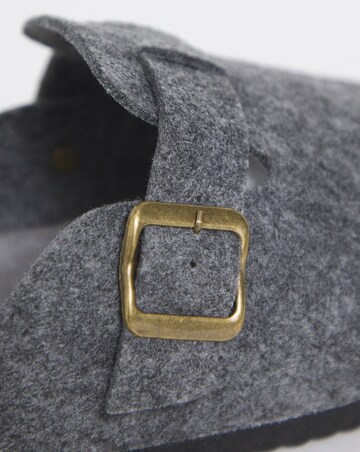 Felt Mule Slipper Wide