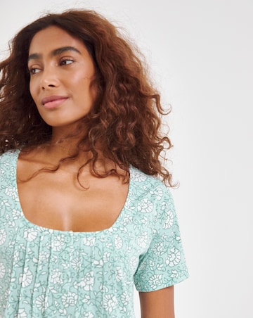 Value Short Sleeve Nightie Floral Print