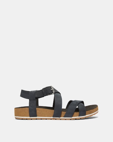 Timberland Malibu Waves Jet Black Nubuck Sandals