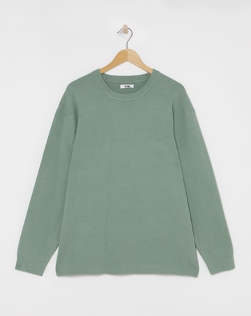 Sage Soft Touch Crew Neck Jumper