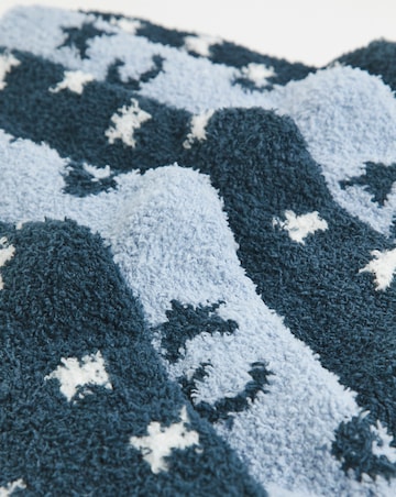 Pretty Secrets (5 Pair Pack) Fluffy Socks Stars