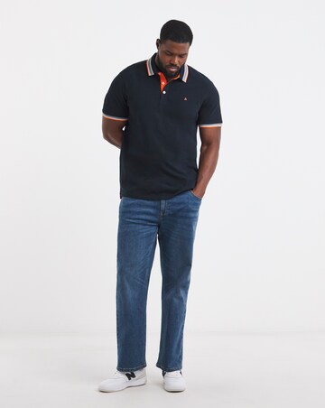 Jack & Jones Premium Paulos Tipped Polo - Navy