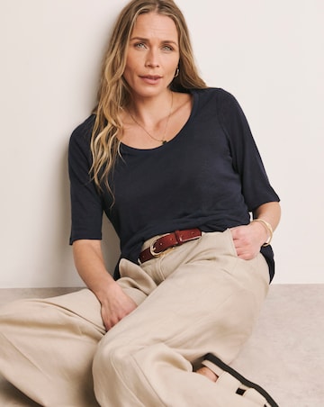 Anthology Pure Linen Wide Leg Trousers