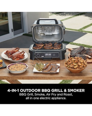 Ninja Woodfire OG850UK Pro XL Electric BBQ Grill and Smoker