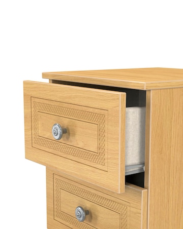 Richmond Ready Assembled 3 Drawer Bedside Table