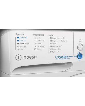 Indesit BWE 81496X WV UK 8kg, 1400rpm, Washing Machine - White