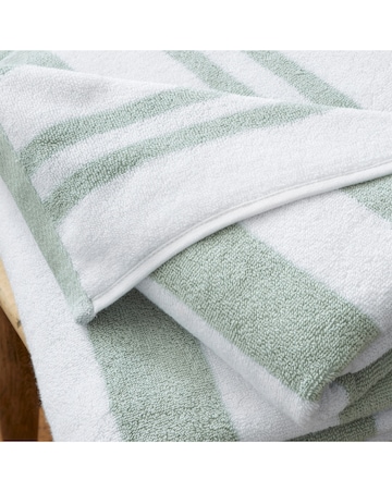 Bianca Reversible Stripe Jacquard Towels
