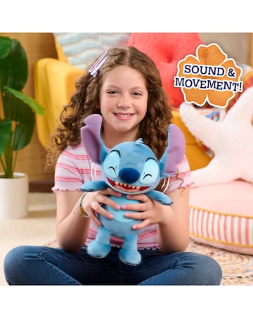 Disney Stitch Crack Me Up Feature Plush