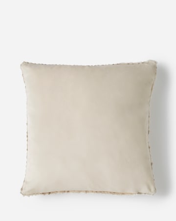 Bobble Textured Faux Fur Cushion