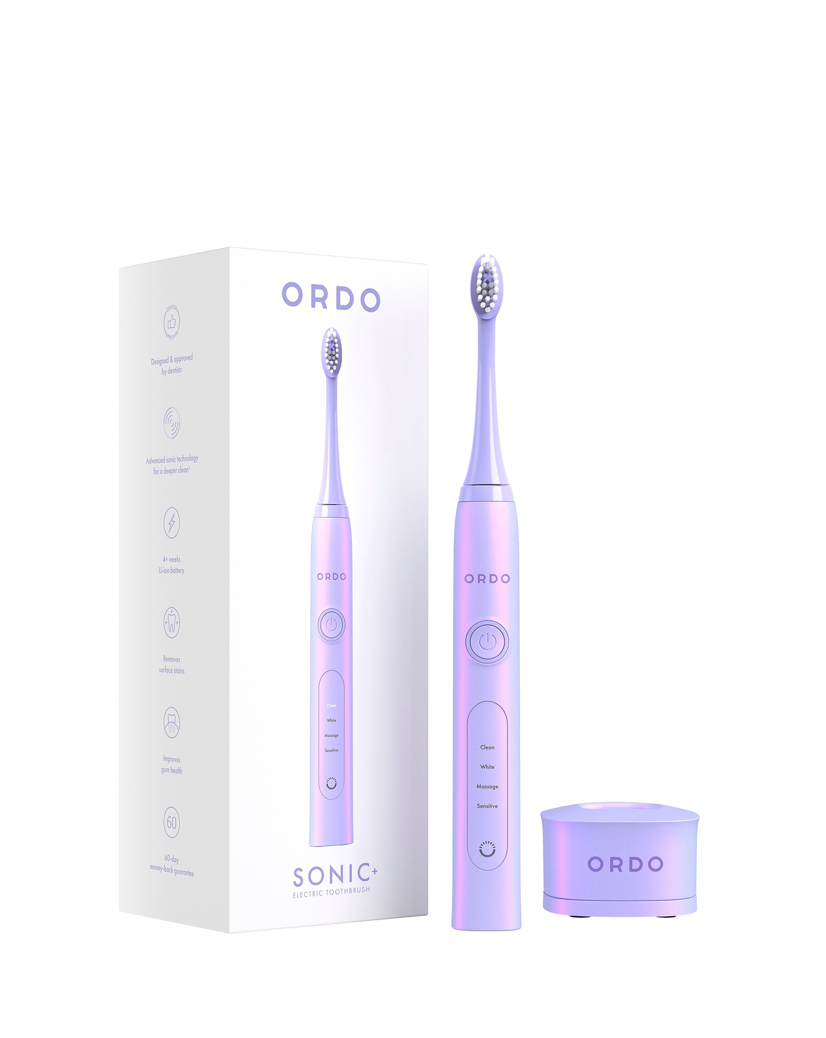 Ordo Sonic+ Electric Toothbrush - Pearl Violet