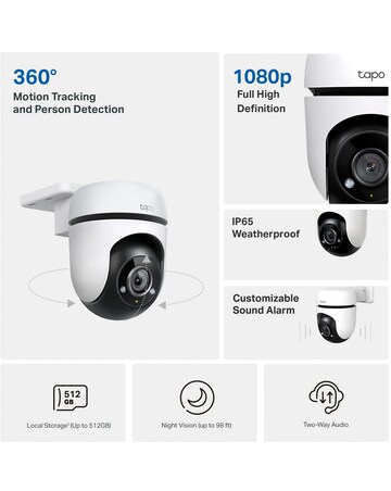 TP-Link Tapo Full Secuirty - Indoor, Outdoor & Doorbell Camera Bundle