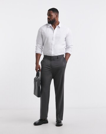 White Long Sleeve Formal Shirt Long